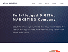 Tablet Screenshot of fojmarketing.com